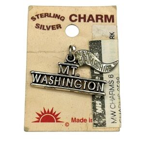 Sterling Silver Mt Washington NH Charm Vintage